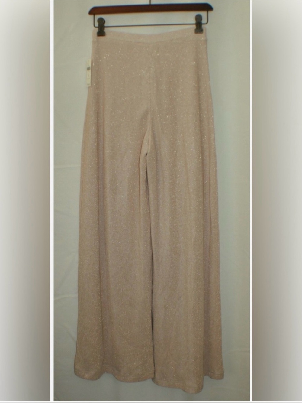 Timeless Anthropologie Wide-Leg Knit Pants in Light Beige - Picture 8 of 13